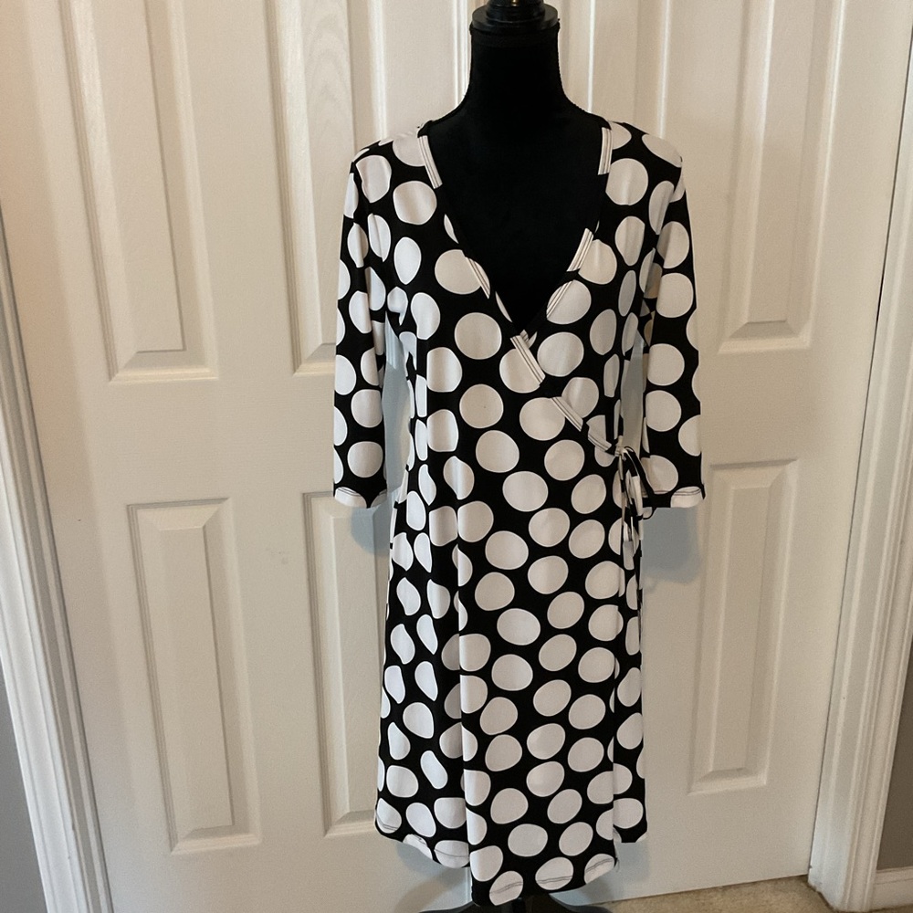 Black and White Polka Dot Dress